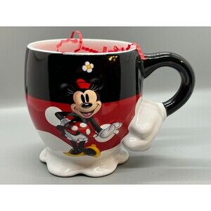 Authentic Original Disney Parks Minnie Mouse Skirt Pose Ceramic Coffee Mug Cup